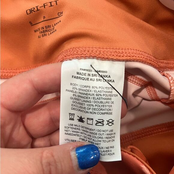 NWT Nike Dri-FIT Fast Mid-Rise 7/8-Length Printed Leggings - Size S - Picture 8 of 11